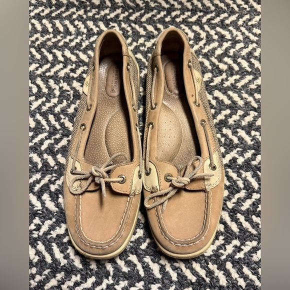 SPERRY TOPSIDER Angelfish Boat Shoe Loafer in Tan Size 10M - Picture 2 of 6